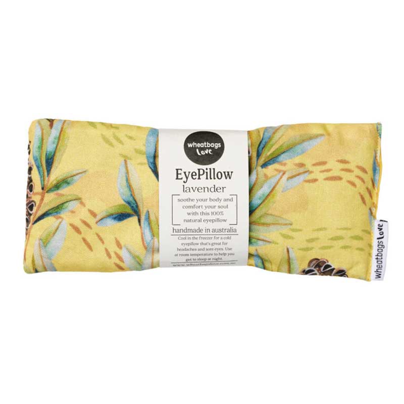 wheatbags love eyepillow banksia pod