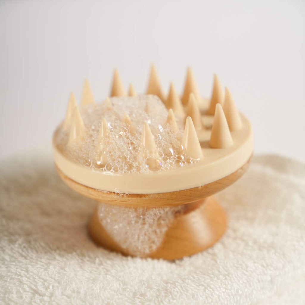 FA BRUSHES Wooden Shampoo and Scalp Massage Brush