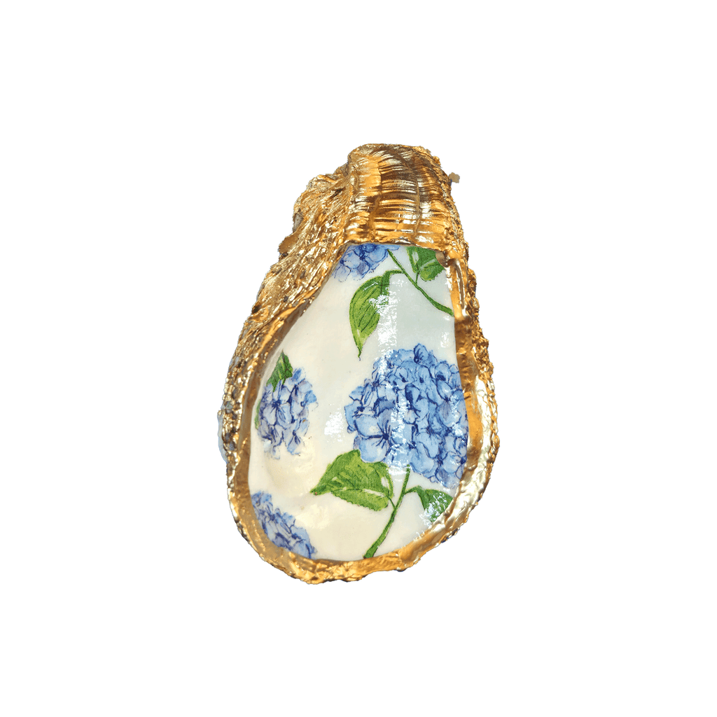 ALISON BROOKE DESIGNS French Hydrangea Oyster Trinket Dish