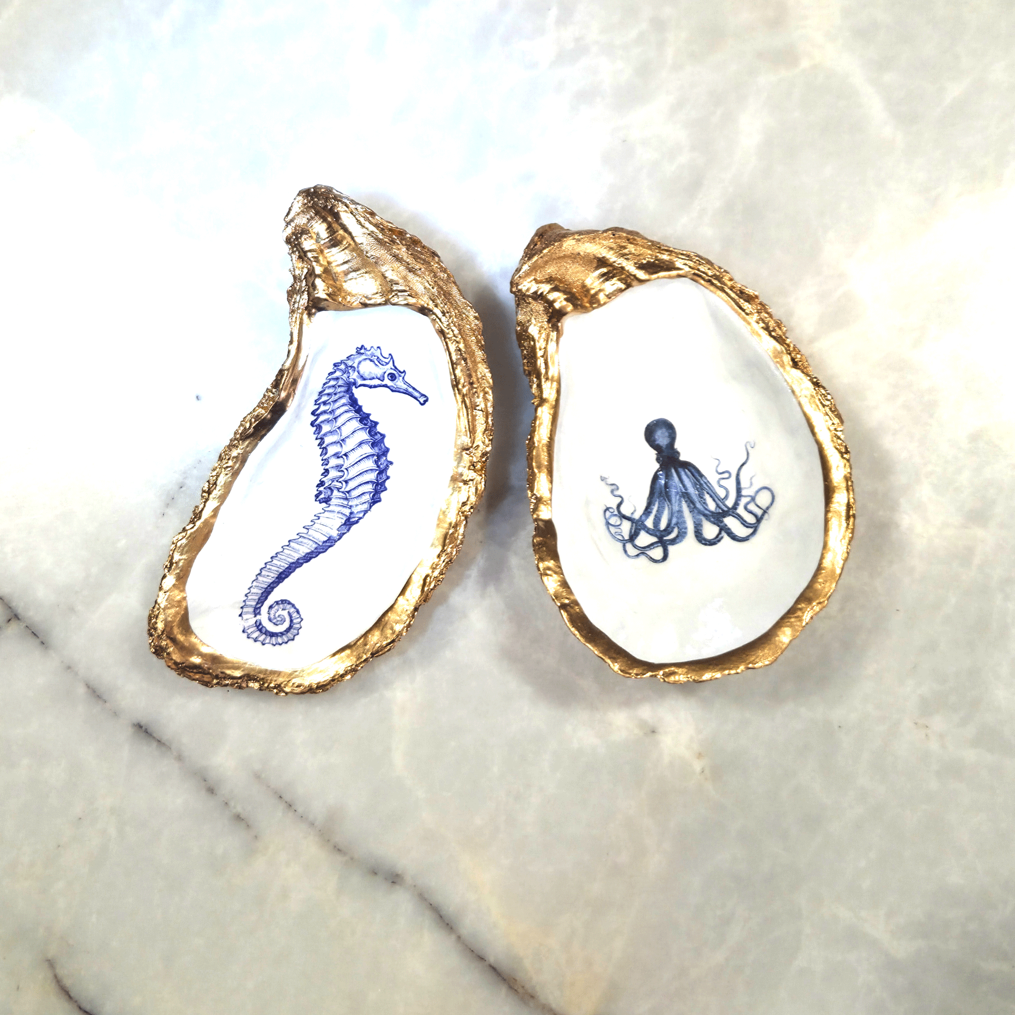 ALISON BROOKE DESIGNS Little Octopus Oyster Trinket Dish