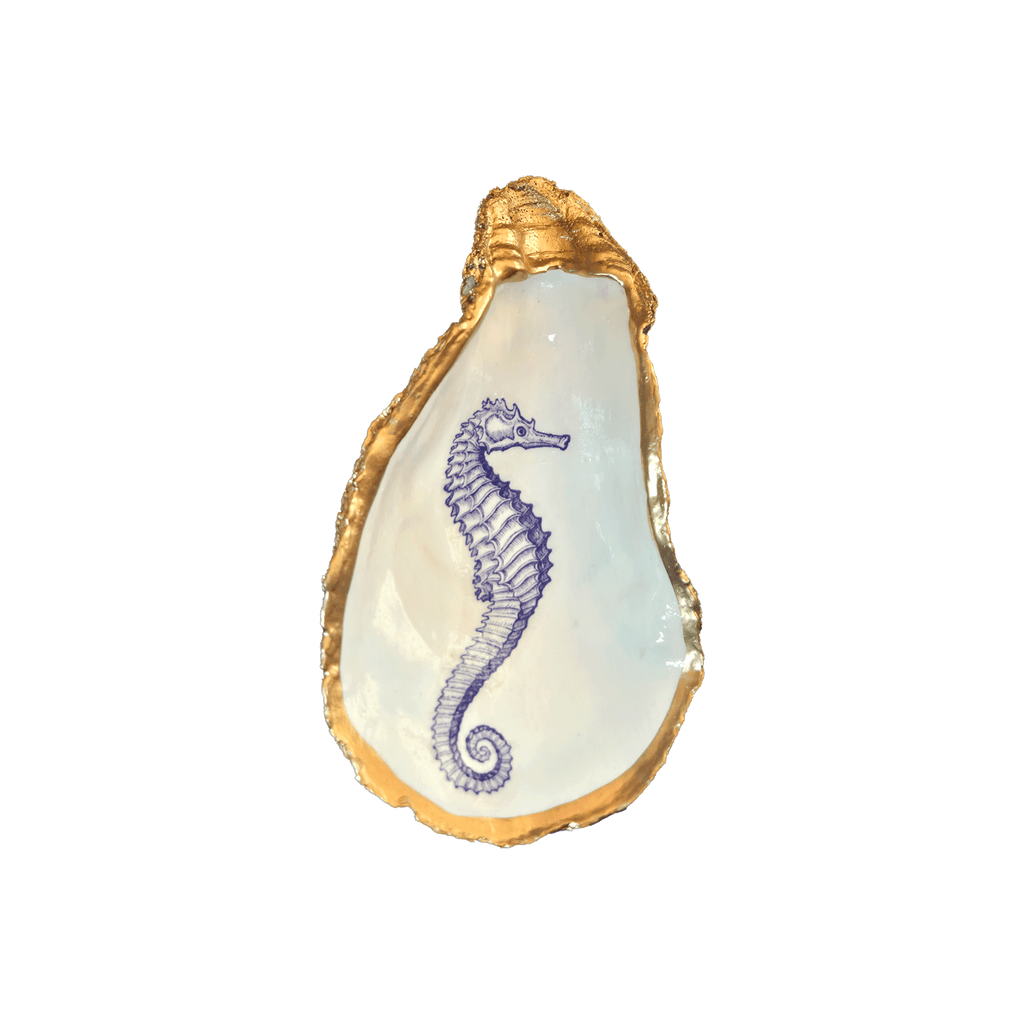 ALISON BROOKE DESIGNS Seahorse Oyster Trinket Dish