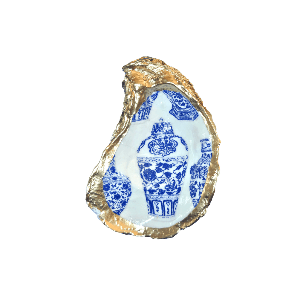 ALISON BROOKE DESIGNS Ginger Jar Oyster Trinket Tray