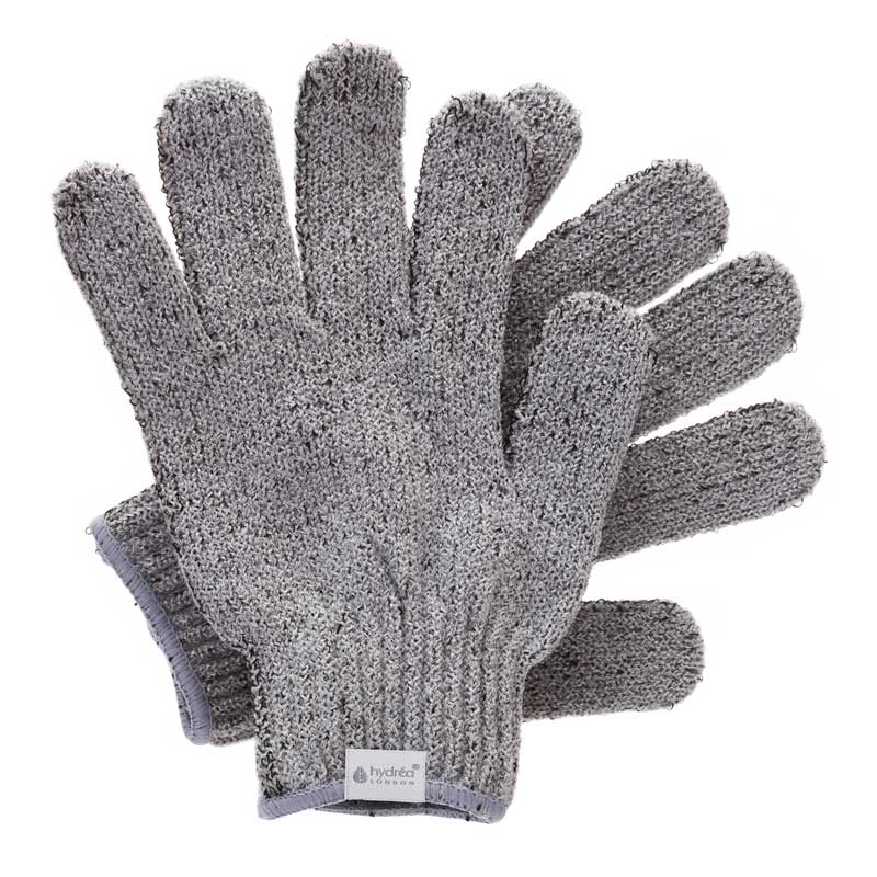 HYDREA LONDON Carbonized Bamboo Exfoliating Gloves