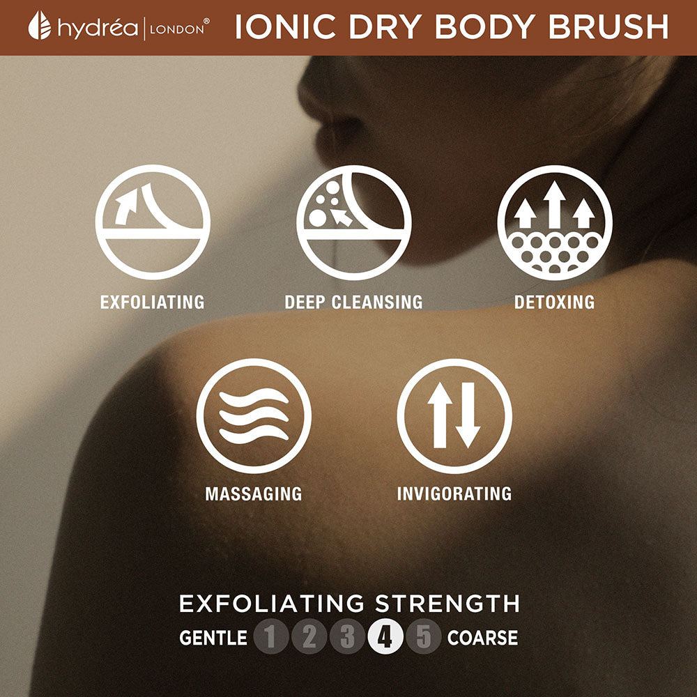 HYDREA LONDON Copper Glow Ionic Dry Body Brush