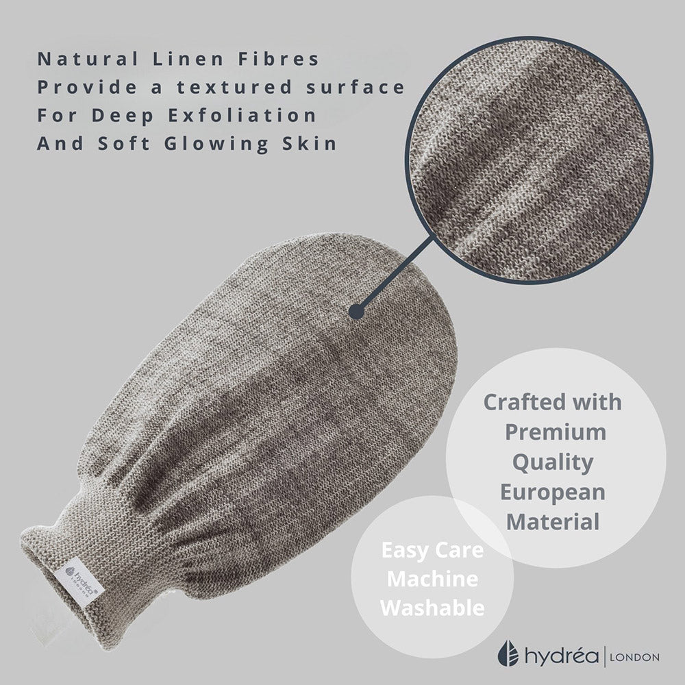 HYDREA LONDON Linen Hamman Spa Mitt
