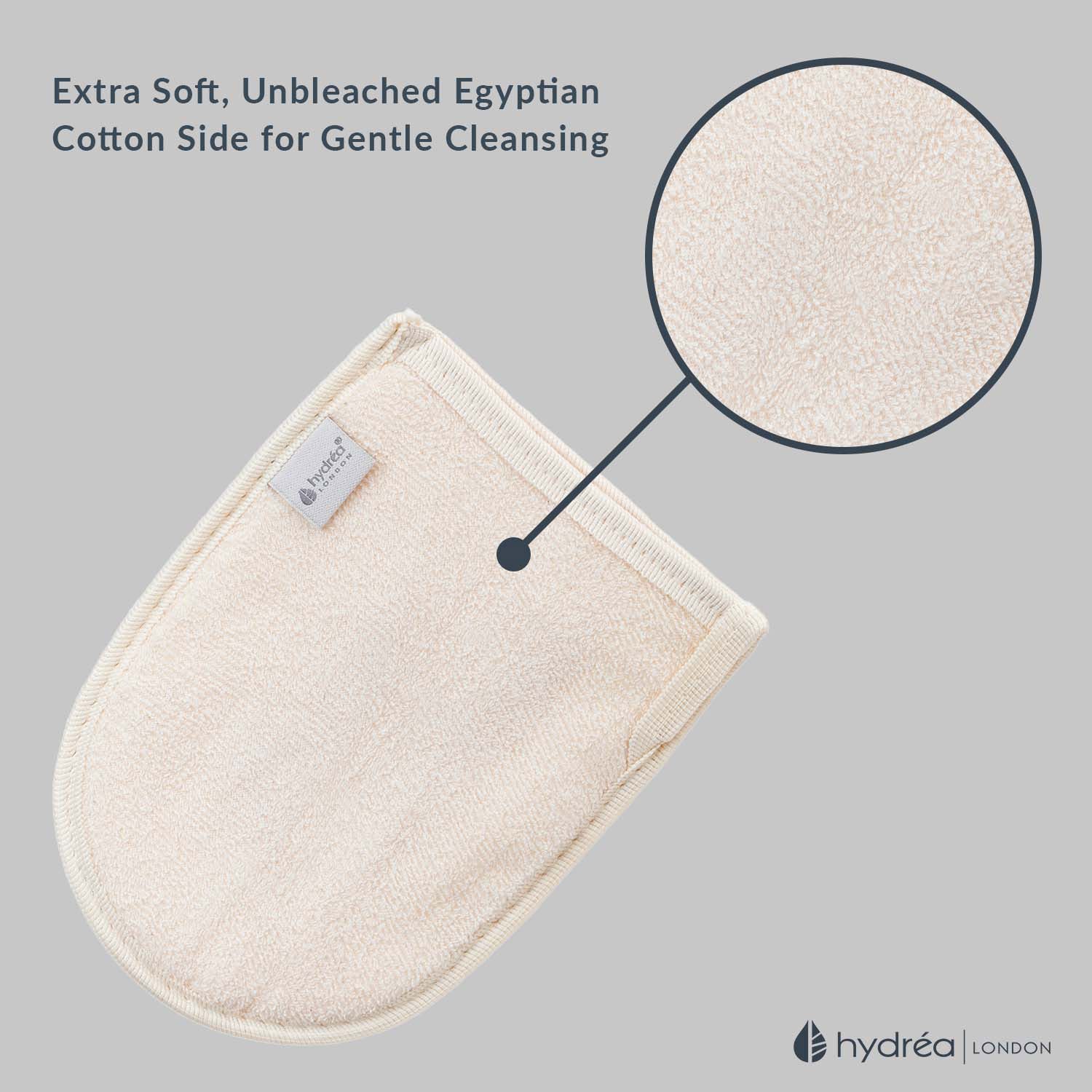 HYDREA LONDON Organic Egyptian Loofah Spa Mitt