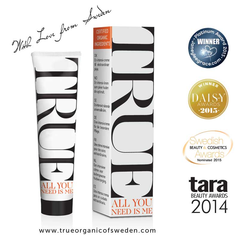 True organic of sweden all you need is me awards
