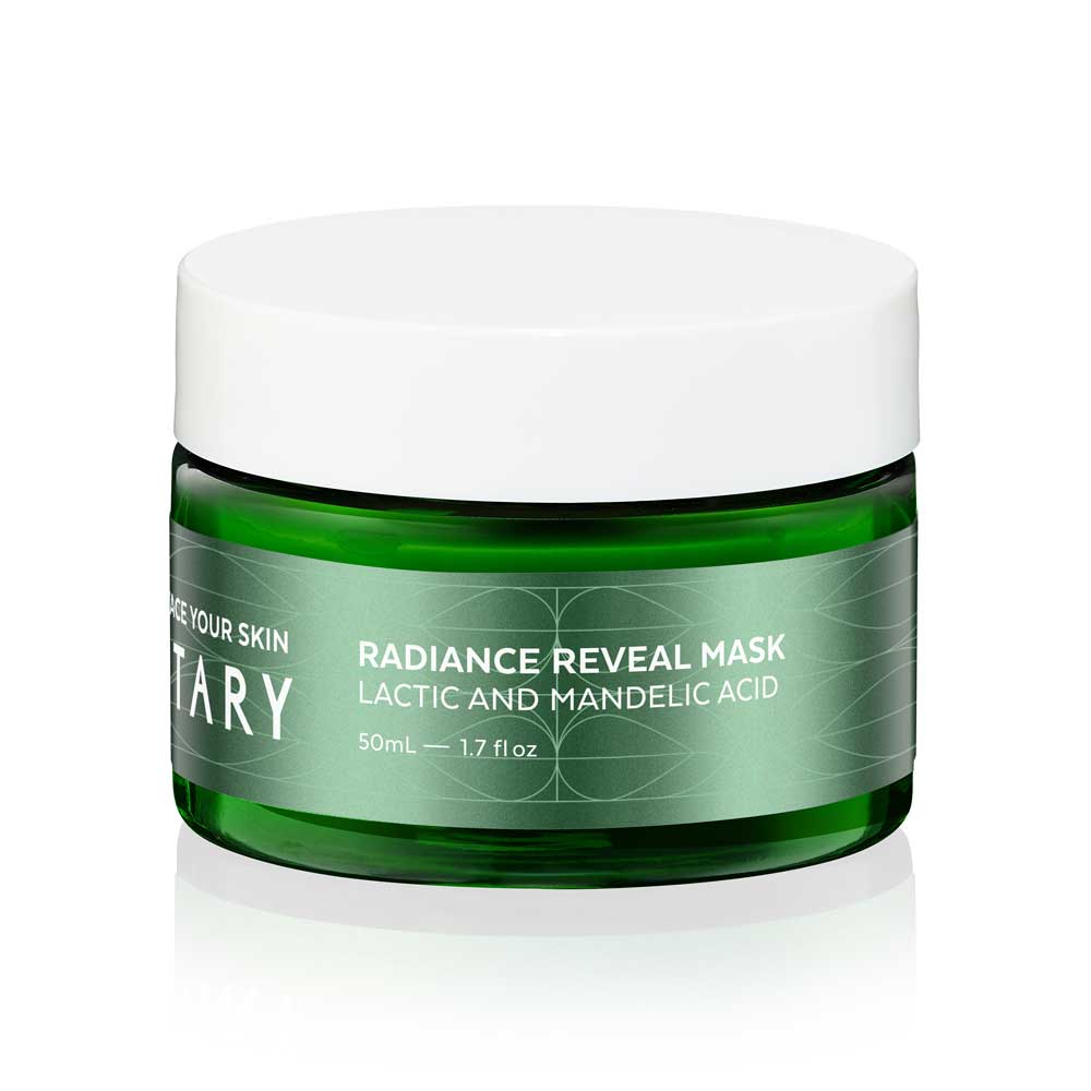Votary radiance reveal mask jar side