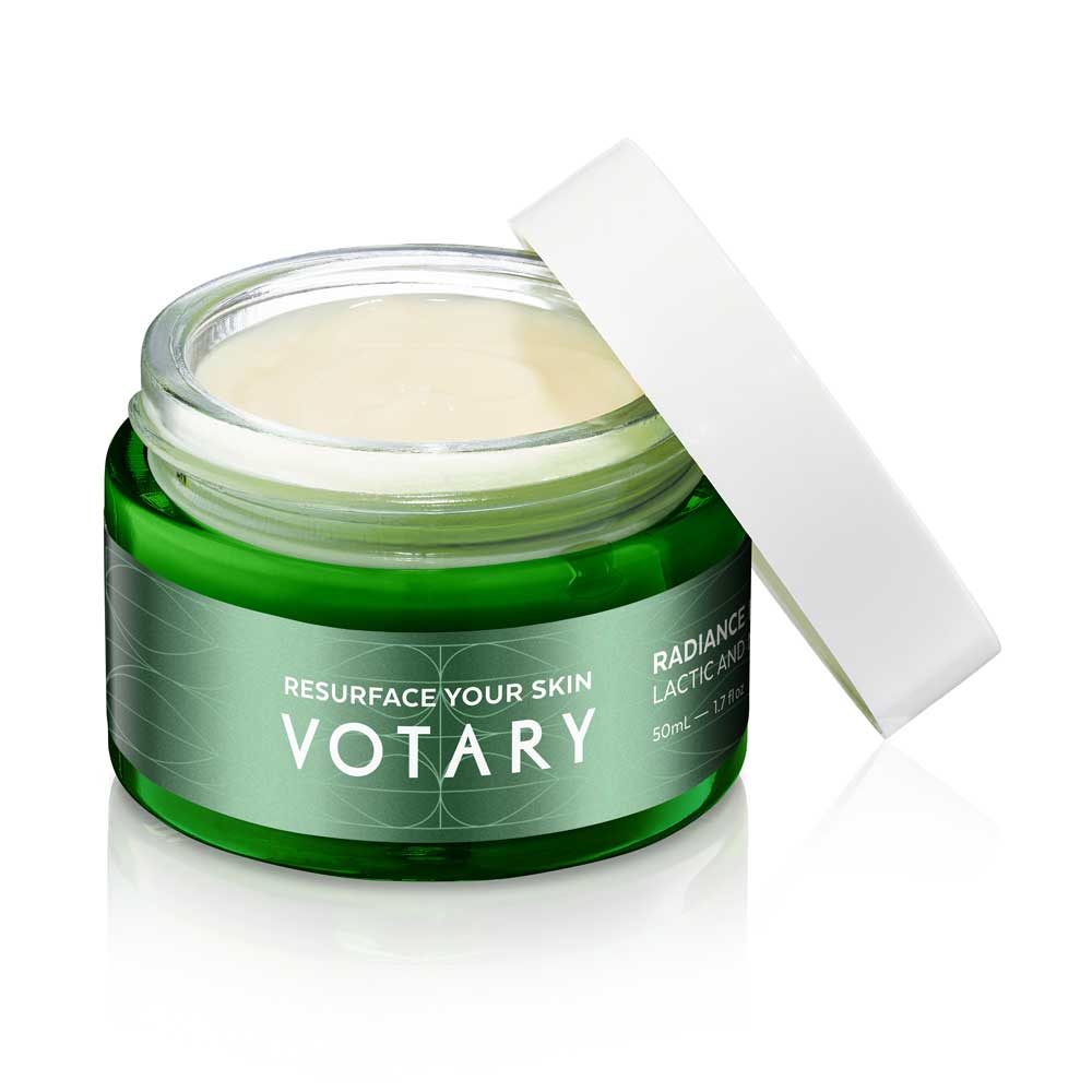 Votary radiance reveal mask lid off