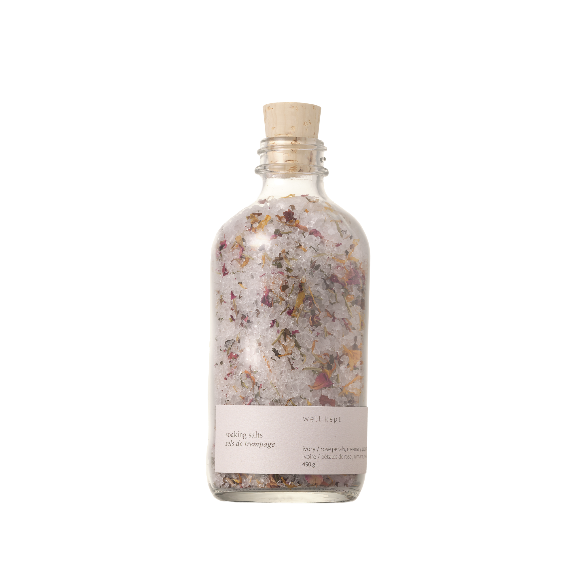 WELL KEPT Soaking Salts Ivory