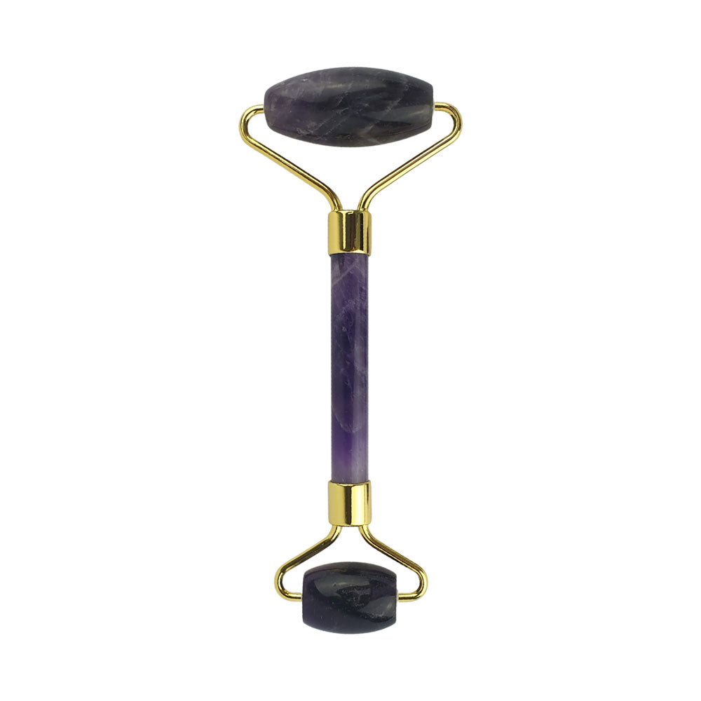 amethyst crystal facial roller