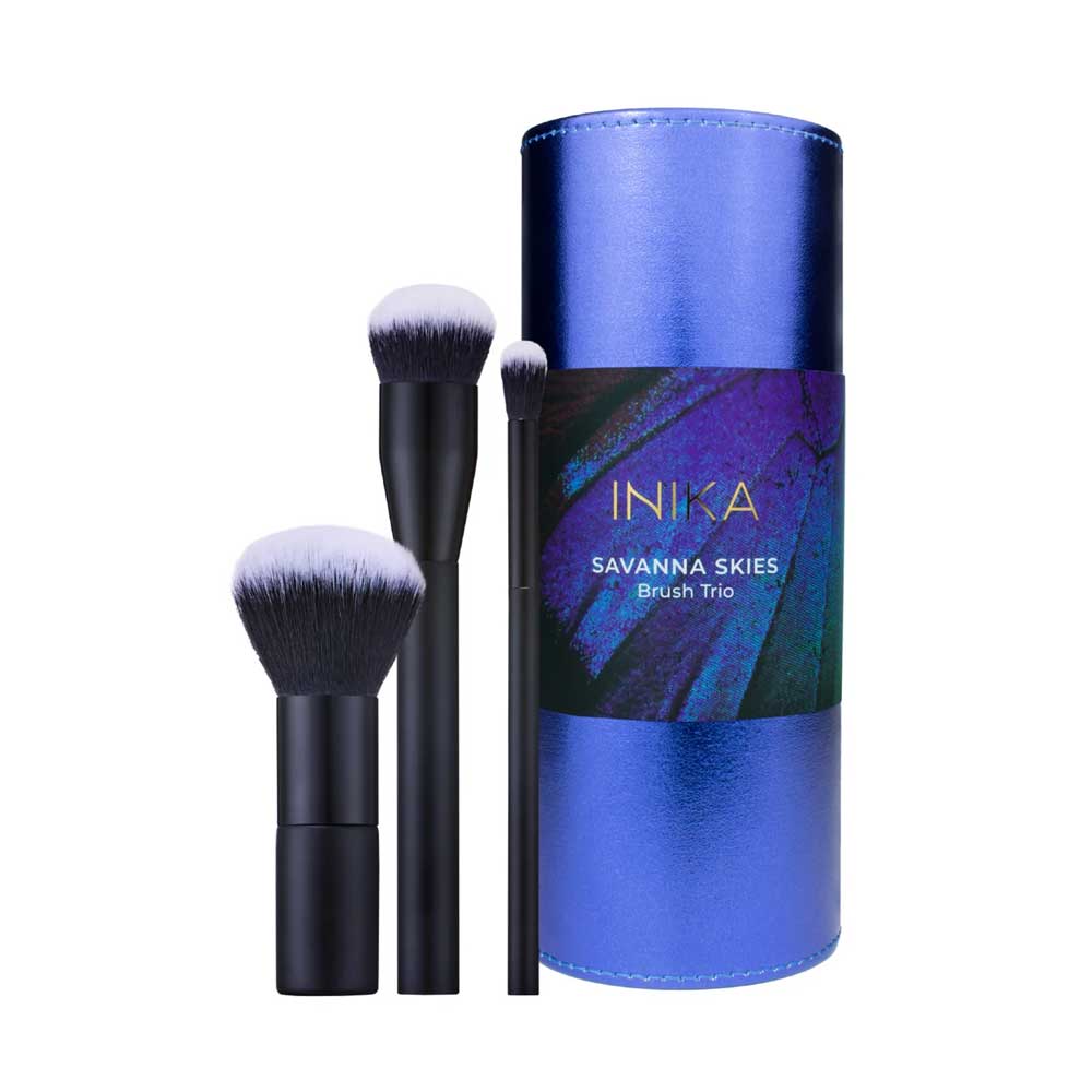 inika organic.savanna skies brush trio