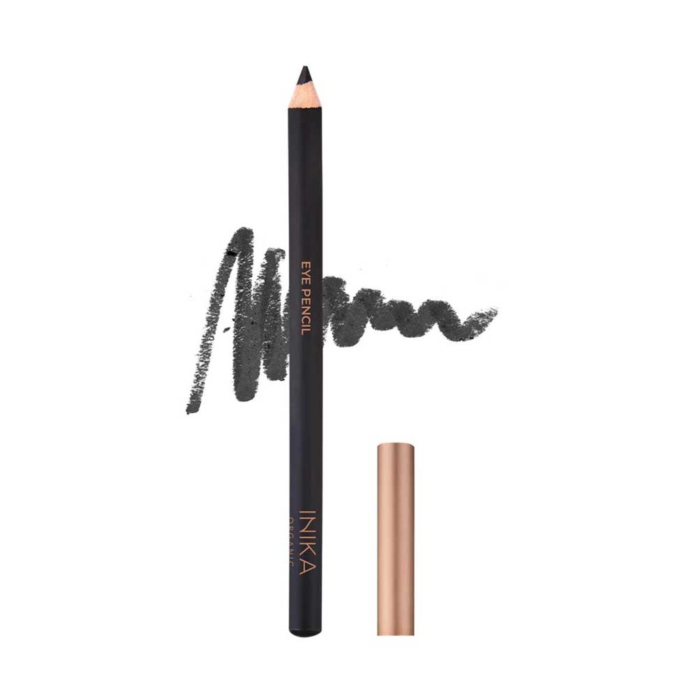 inika organic eye pencil black swatch