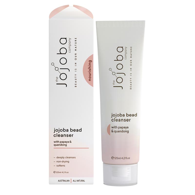 jojoba bead cleanser package