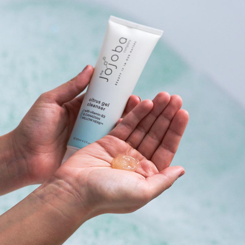 jojoba citrus gel cleanser texture
