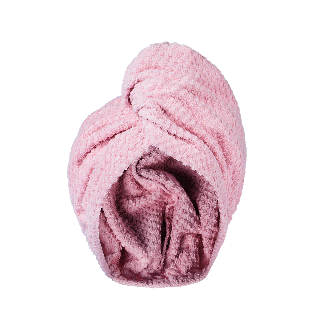 MUSAE MANE  Hair Towel - Pink Parfait