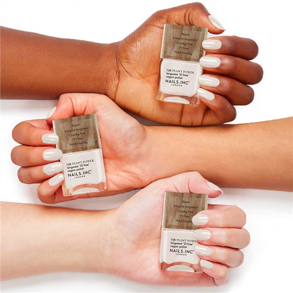 nails inc vegan nail polish be fearless switch off on hands