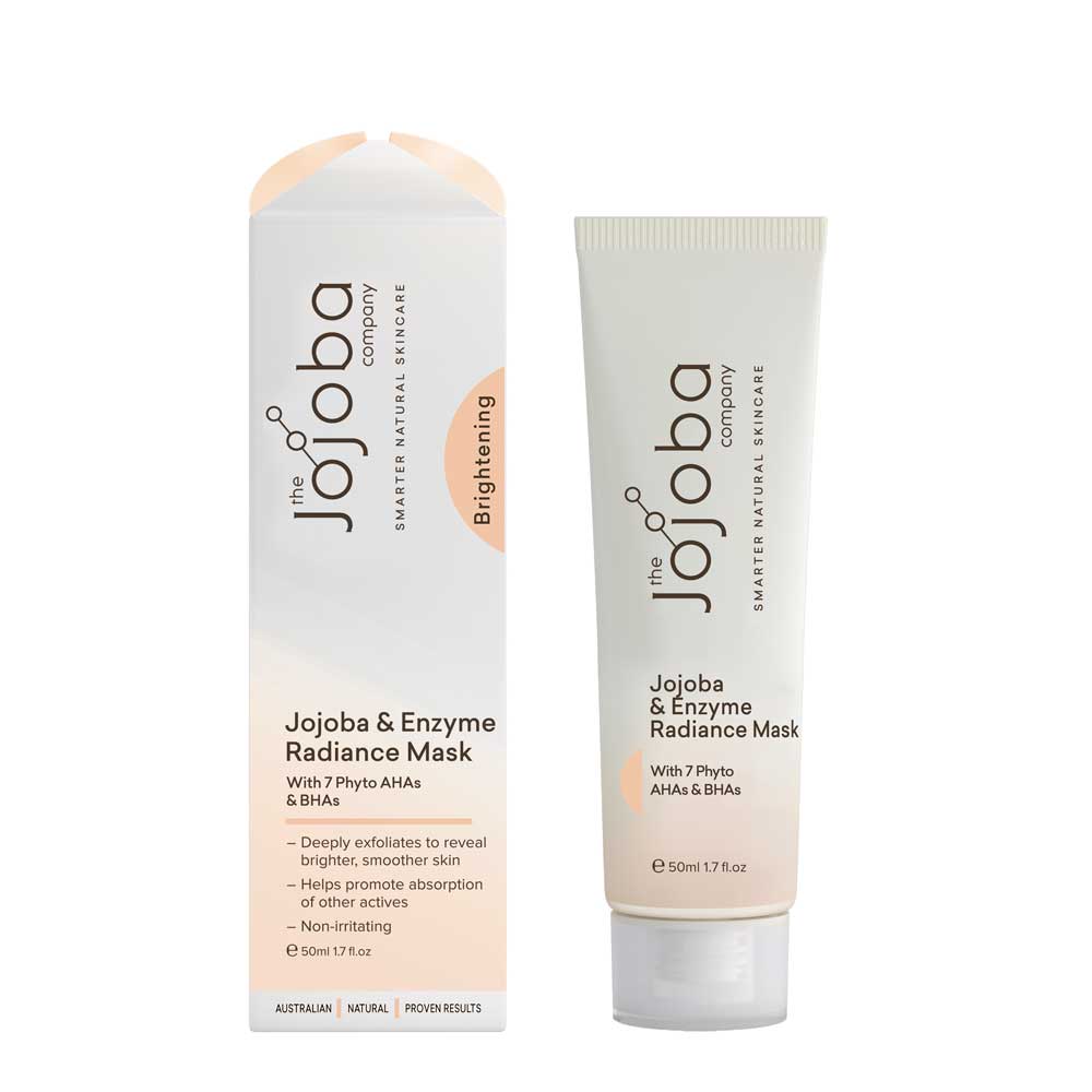 the Jojoba company jojoba enzyme radiance mask boxed