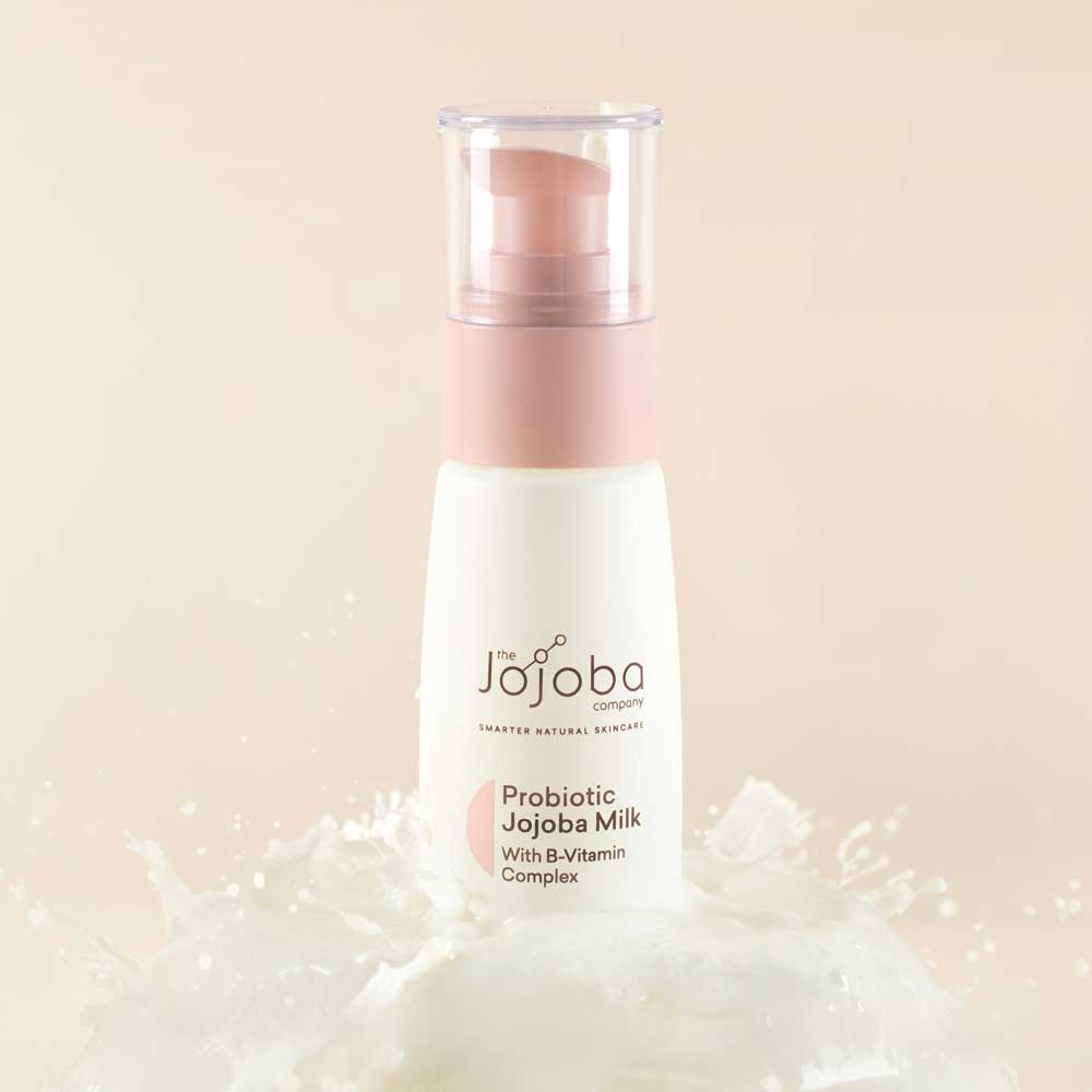the jojoba company probiotic jojoba milk styled