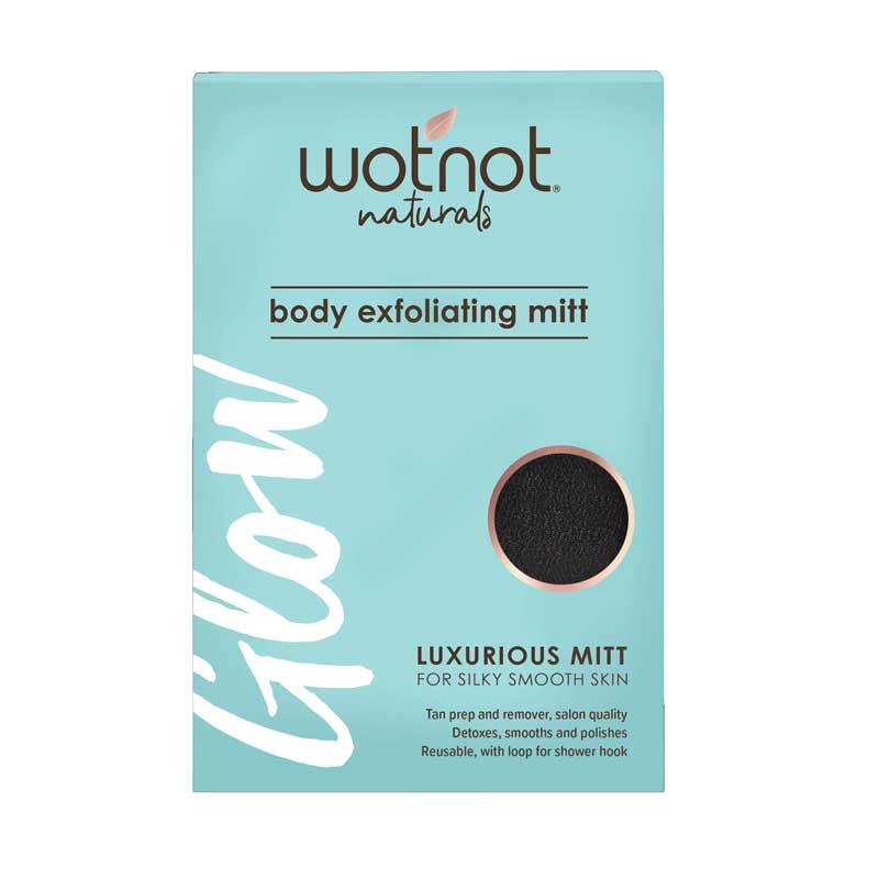 wotnot exfoliating mitt package
