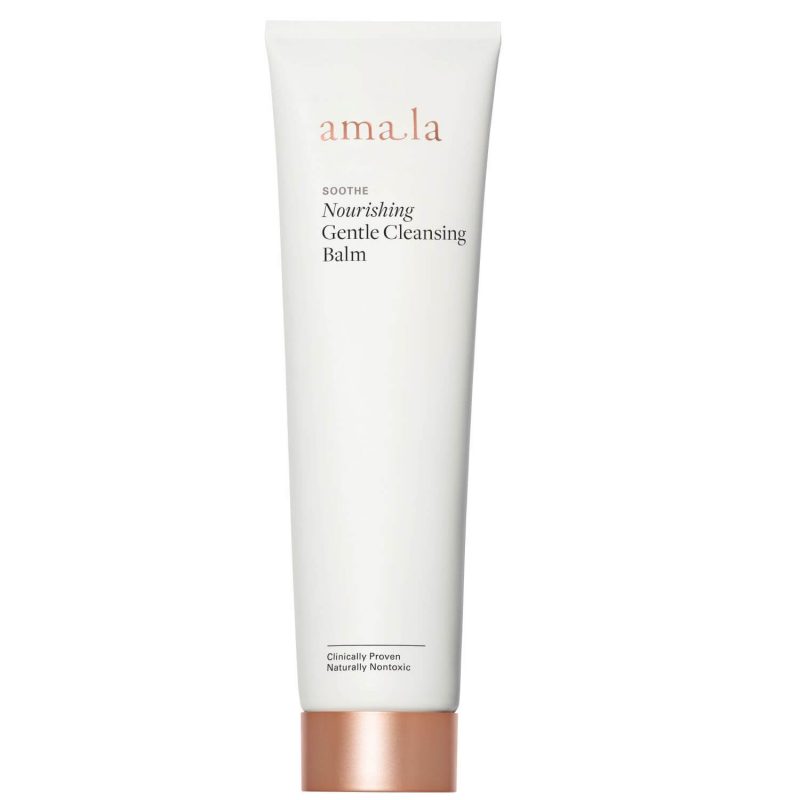 amala soothe nourishing gentle cleansing balm, certified natural facial cleanser