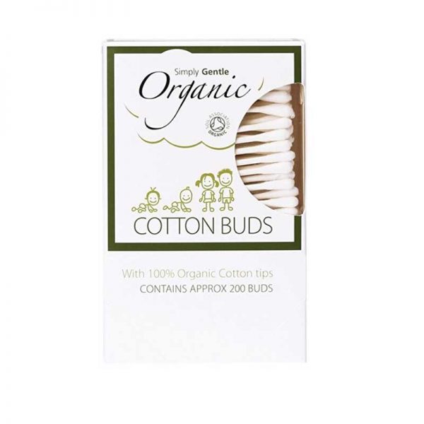 simply gentle organic cotton buds