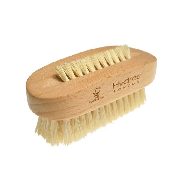 Hydrea London dual sided premium nail brush with cactus bristle
