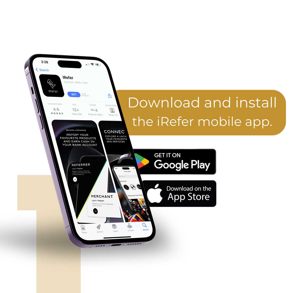 Download and install the iRefer mobile app